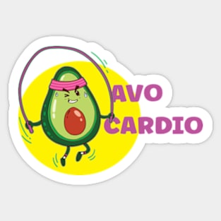 Avocardio Sticker